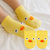春夏婴儿袜子0-6-12个月秋棉卡通宝宝防滑地板袜儿童船袜1-3岁(白色 0-2岁)第3张高清大图