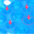 艾虎浴室浴房防滑垫 卫生间吸盘PVC圆孔脚垫(蓝色 38*68cm)第4张高清大图