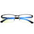 防蓝光护目镜商务男款电脑镜防电磁波眼镜平光镜(半框架树脂鼻托 均码)第4张高清大图