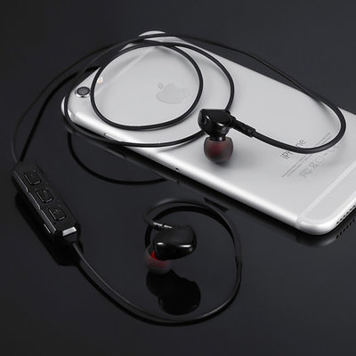 合立（098）无线运动跑步蓝牙耳机4.1通用型4.0挂耳头戴式双耳带麦(白色)