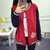 秋季外套女春秋韩版学生2016新款大码女装长袖夹克棒球服短外套潮(红色 M)第3张高清大图