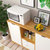 物植 厨房餐边柜简易橱柜 LM-05(60cm加勒比松木色)第5张高清大图