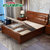 健舒宝 床 高箱储物床卧室双人大床1.8米1.5米现代中式 木床 婚床(1.5M*2M 框架床)第5张高清大图