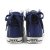 回力新款格纹高帮女休闲运动鞋帆布鞋(蓝色 35)第5张高清大图