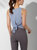 lulu 瑜伽背心长款女宽松上衣速干美背跑步运动罩衫健身T恤春夏(S(建议85-100斤） 蓝色)第3张高清大图