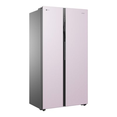 leader/统帅 海尔出品 BCD-540WLDCV 对开门冰箱 大容量风冷无霜变频双开门超薄静音节能家用电冰箱(浪漫粉 540L)