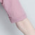 恒源祥2019夏季新款女短袖T恤纯色半袖时尚休闲修身女士上衣体恤B(3号粉色 160)第4张高清大图