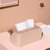日本AKAW爱家屋桌面抽纸盒客厅家用茶几美穗纸巾盒日式创意简约办公室(蓝色)第3张高清大图