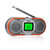 【赠5v电源+耳机！】德劲（Degen）DE23 插卡全波段收音机 迷你小音箱 MP3播放机自带充电锂电池第4张高清大图