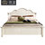 御皇家具 美式床实木床主卧1.5米1.8公主床白色欧式双人床简欧高箱储物婚床(1.5m*2.0m 床+床垫+1个床头柜)第5张高清大图