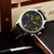 天梭（TISSOT）瑞士手表 新款速驰系列瑞士计时码腕表时尚三眼运动石英男表(粉色)第2张高清大图