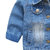 贝壳元素牛仔外套春秋装新款男童童装翻领长袖牛仔衣wt8823(150 浅蓝色)第4张高清大图