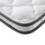 喜临门床垫 米拉 3D硬椰棕护脊透气薄棕垫 儿童老人适用 经济型床垫可作榻榻米 6cm(白色 1.35*2)第4张高清大图