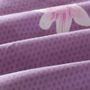 洁帛 斜纹活性印花 纯棉四件套 适合1米5和1米8双人大床使用(紫色花海 颜色)