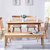 TIMI 天米 北欧实木餐桌椅 全白橡木餐桌椅组合 白橡木一桌四椅 家用饭桌组合(原木色 1.3米餐桌+4把椅子)第2张高清大图
