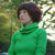 亲衣倾诚 2017秋冬新款堆堆领长袖绿色打底针织衫 韩版保暖毛衣女 C6102(绿色 S)第4张高清大图