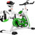 川野CY-S305动感单车 家用健身车 弹簧减震 静音家用  塑身运动自行车 室内健身器材 脚踏车(清新绿/减震升级款)第5张高清大图
