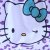 红唇猫猫莱卡棉儿童女平角内裤 童内衣内裤(紫色 100CM（M）)第3张高清大图