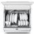 海尔（Haier）洗碗机小海贝 家用智能6套存储 嵌入全自动台式 小型高温消毒 HTAW50STGW（白色小贝）第4张高清大图