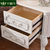 卡富丹 欧式实木床头柜简约现代卧室组装小柜子储物柜迷你白色烤漆床边柜KFD01第4张高清大图