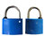 扶华福华 35mm 塑钢锁梅花钥匙锁防水锁通用锁具（计价单位：把）蓝色(默认 默认)第3张高清大图
