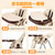 贝能(Baoneo)儿童餐椅多功能可折叠婴儿餐椅四合一便携宝宝餐椅(梦幻粉4轮)第5张高清大图