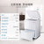 海尔（Haier） 120L双温小冰柜 冷藏冷冻嵌入柜静音 家用冷柜 LW-120A(白色 120)第3张高清大图