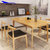 天米 TIMI 北欧白橡实木拉伸桌 可折叠桌 全实木餐桌椅 现代简约1.3米1.4米饭桌组合(原木色 1.3米餐桌+4把温莎椅)第5张高清大图