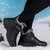 迈凯恩品牌 高端私人订制老人健步鞋2021新款冬季加绒保暖爸爸鞋皮面防水防滑妈妈鞋户外防寒防冻雪地靴(黑紫 40)第5张高清大图