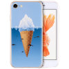 优加 iPhone7/苹果7卡通浮雕彩绘保护套手机软壳冰山豚湾