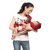 袋鼠仔仔DS6869六合一多功能时尚型婴儿背带（红色）第5张高清大图