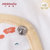 小米米minimoto婴儿宝宝棉打底背心儿童马甲上衣保暖背心外套(樱草黄 100cm（2-3岁）)第5张高清大图
