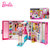 正版Barbie芭比娃娃新款梦幻衣橱套装 换装女孩公主玩具礼物GBK10(红色 版本)第4张高清大图
