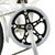 永久20寸高碳钢弓背自行车 7级变速 双碟刹/V刹  时尚潮流 代步折叠车 QJ009(白蓝色(碟刹))第5张高清大图