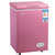 香雪海106升家用小冷柜 冷冻冷藏转可转换 顶开门小冰柜 时尚节能 送货入户(粉色)第5张高清大图