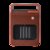日本家奈（GENE by HIROSE）人体感应取暖器暖风机便携式暖器负离子取暖器NT18-A2(红色 热销)第6张高清大图