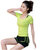 夏拓新款瑜伽服运动健身服套装夏季短袖短裤跑步背心莫代尔瑜伽三件套(玫红色)第2张高清大图