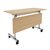 永岩钢木 移动折叠式办公桌 培训桌  YY-0067  (一桌两椅）(珍珠白  金丝橡木 默认)第5张高清大图