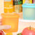 百易特 380ml糖果色储物罐4个装 多功能收纳罐厨房杂粮罐零食保鲜盒微波冷藏第4张高清大图