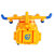奥迪双钻 超级飞侠变形机器人 *儿童玩具 滑行小飞机动漫仿真模型玩具(感应发声机多多710420)第3张高清大图