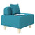 懒人沙发单人小沙发布艺沙发凳子休闲沙发椅简约现代懒人椅M816(拿铁深咖)第5张高清大图
