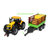 鸭小贱1：28农场拖车农夫车农用拖拉机运输惯性玩具车农场播种机收割机洒水车模型MK1015S-6(伐木车)第4张高清大图