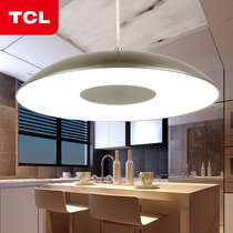 TCL照明现代简约餐厅吊灯客厅茶楼会所创意飞碟铁艺吊灯(18W 白光 圆形)