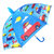 防水套儿童雨伞男女孩卡通雨伞宝宝小孩幼儿园小学生遮阳伞直柄伞(大款 蓝火箭 默认)第3张高清大图