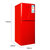 星星（XingXing）BCD-108E 108L 双门迷你小冰箱 家用冷藏冷冻电冰箱(炽热红)第2张高清大图