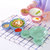 卡通米奇儿童秸秆餐具 创意宝宝分隔餐盘礼品趣味水果碗（新疆西藏青海不发货）(粉色)第3张高清大图