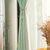 伊菲曼（E-FURMAN）定制窗帘成品高遮光简约现代丝绒彷麻飘窗布客厅卧室窗纱上门测量(清雅-松石绿 定制窗帘 不支持退换货)第3张高清大图