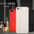 爱您纳(Aainina)小羊皮iphone4S外壳奢华菱形格纹苹果4手机壳保护套(红色)第5张高清大图