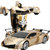 超大感应变形遥控汽车金刚机器人充电动无线遥控车儿童玩具车男孩(蓝色 一个机身一块电池)第3张高清大图