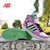 Adidas/三叶草女鞋高帮板鞋透气女子运动鞋休闲鞋学生鞋(粉红白绿)第5张高清大图